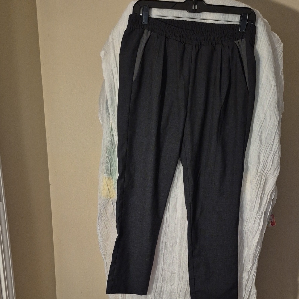 EUC Classic Straight-Leg Cut Breathable Wool-Blend Waist:12.5 Rise:10" Inseam:24